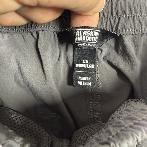 Alaskan Hardgear Pants Womens 12 Gray Straight Leg Rip Stop Gorpcore Stretch - Picture 12 of 13